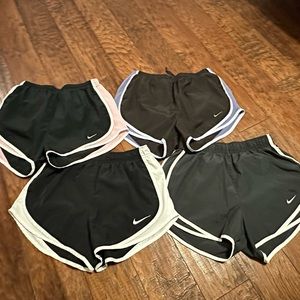 Nike Shorts, lot of 4, ladies size small